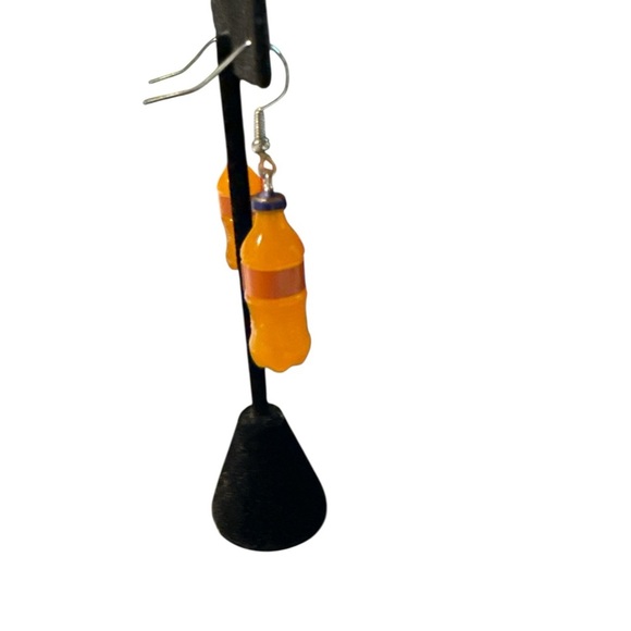 3 For $20 3D Orange ๐ Soda Dangle Earrings โYou Pick 3โ - Picture 4 of 6